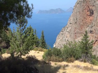 Kelebek Vadisi derin gorge Akdeniz Türkiye'de