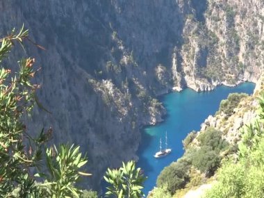 Kelebek Vadisi derin gorge Akdeniz Türkiye'de