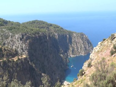 Kelebek Vadisi derin gorge Akdeniz Türkiye'de