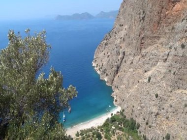 Kelebek Vadisi derin gorge Akdeniz Türkiye'de