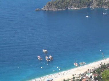 Ölüdeniz blue lagoon beach Türkiye Panoraması