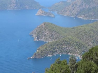 Ölüdeniz blue lagoon beach Türkiye Panoraması