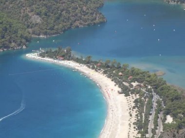 Ölüdeniz blue lagoon beach Türkiye Panoraması