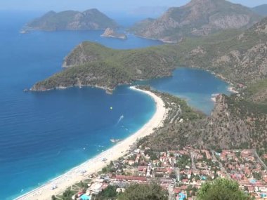 Ölüdeniz blue lagoon beach Türkiye Panoraması