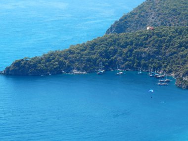 Akdeniz Türkiye'nin kıyı şeridi manzara