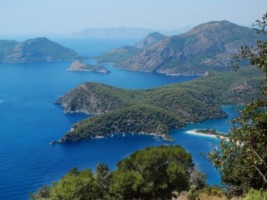 Akdeniz Türkiye'nin kıyı şeridi manzara