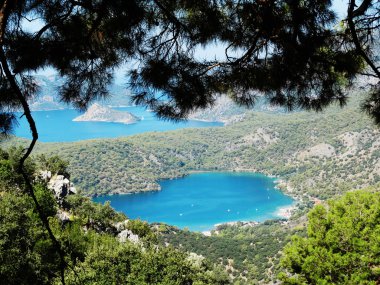 Akdeniz Türkiye'nin kıyı şeridi manzara