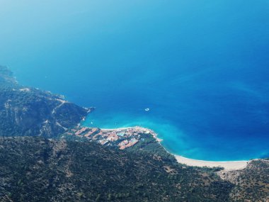 Akdeniz Türkiye'nin kıyı şeridi manzara