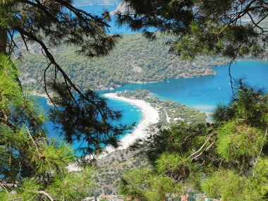 Akdeniz Türkiye'nin kıyı şeridi manzara