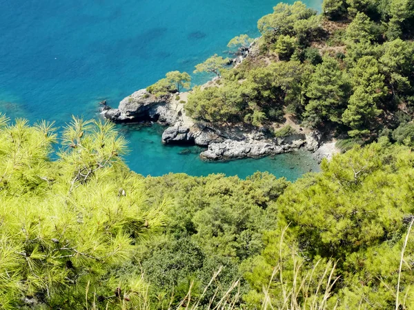 Paisaje costero de pavo marino mediterráneo — Foto de Stock