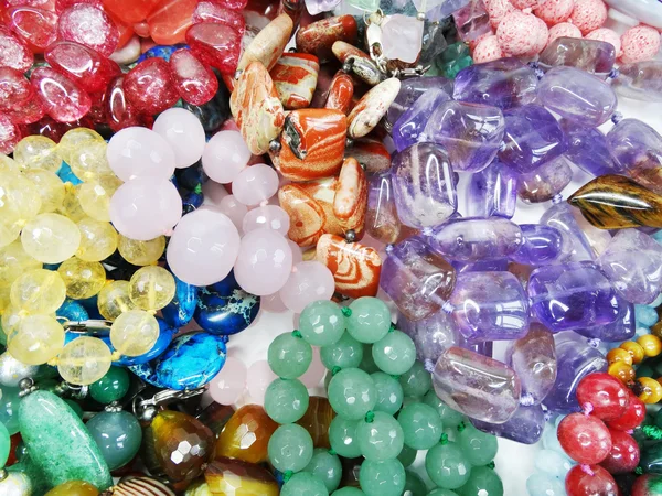 Semigem crystals beads jewellery — Stock Photo, Image