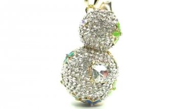 Takı Boncuk kolye ile parlak elmas kristalleri