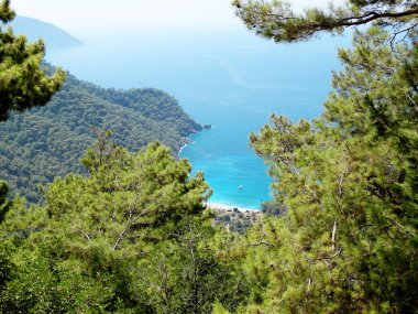 Akdeniz Türkiye'nin kıyı şeridi manzara