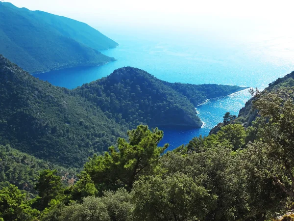 地中海のトルコの海岸線の風景 — ストック写真