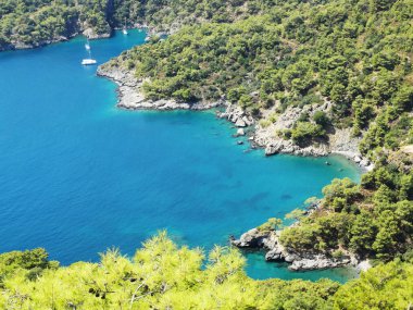 Akdeniz Türkiye'nin kıyı şeridi manzara