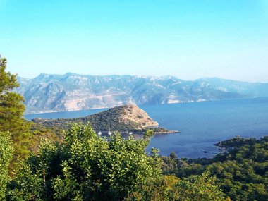 Akdeniz Türkiye'nin kıyı şeridi manzara