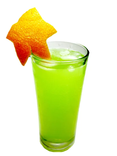 Alcohol punch cocktail drink with orange — Stock Photo, Image
