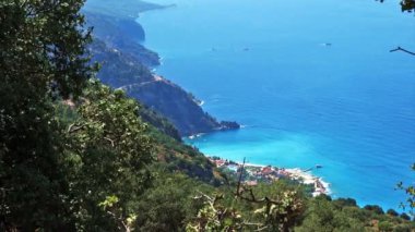 Akdeniz Türkiye'nin kıyı şeridi manzara Panoraması