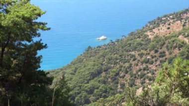 Akdeniz Türkiye'nin kıyı şeridi manzara Panoraması