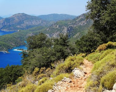 Akdeniz Türkiye'nin kıyı şeridi manzara