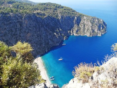 Kelebek Vadisi derin gorge fethiye Türkiye