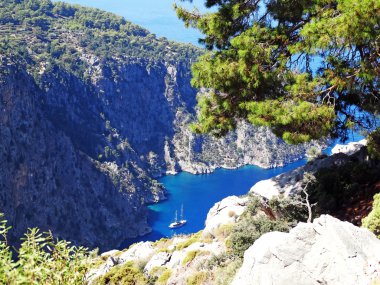 Kelebek Vadisi derin gorge fethiye Türkiye