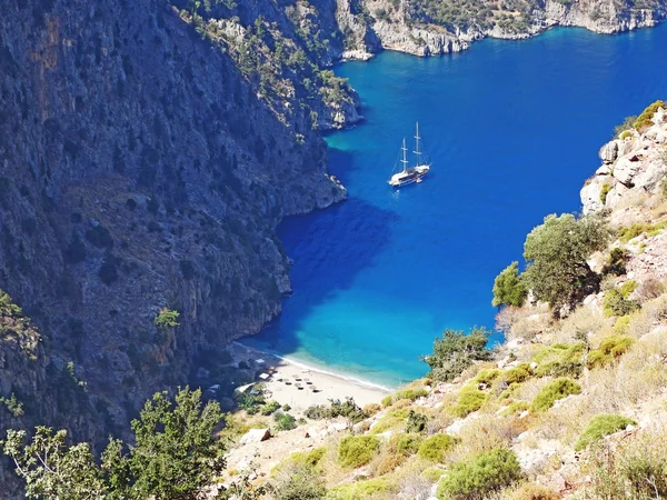 Vallée des papillons gorge profonde fethiye dinde — Photo