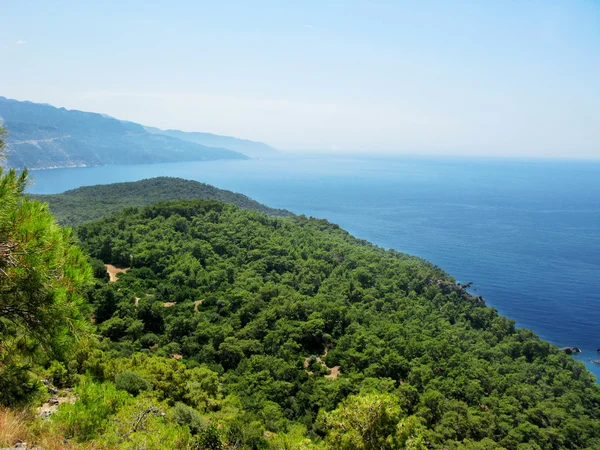 Küstenlandschaft des Mittelmeeres Türkei — Stockfoto