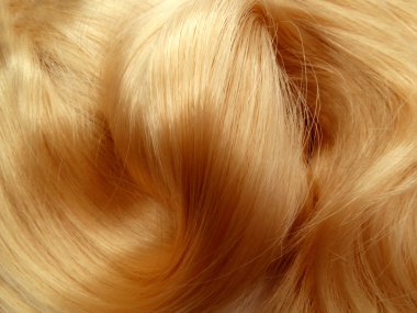 Blond hair texture background