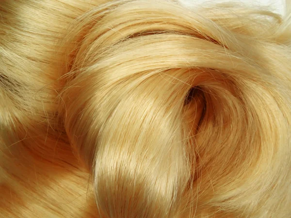Blond hair texture background — Stockfoto