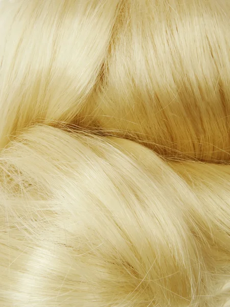 Blond hair texture background — Stok fotoğraf