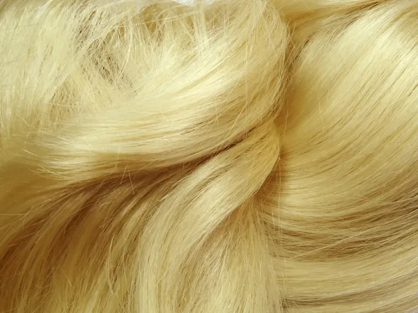 Blond hair texture background — Stok fotoğraf