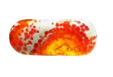 Kırmızı akik jeolojik kristal