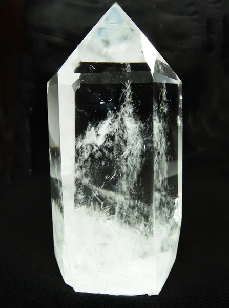 Cristales geológicos de geoda de cuarzo ctystal de roca — Foto de Stock