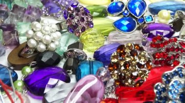 Kristal boncuk takı moda arka plan olarak