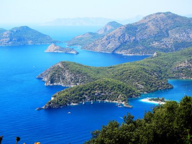 Akdeniz Türkiye'nin kıyı şeridi manzara