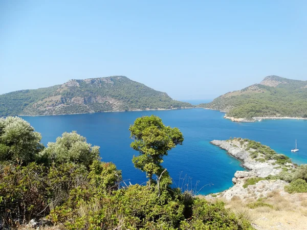 Küstenlandschaft des Mittelmeeres Türkei — Stockfoto