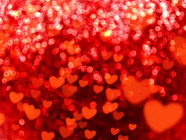 Абстрактний Фон Серця Вогні Кохання День Валентина — стокове фото
