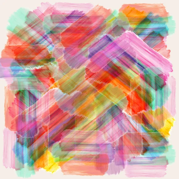 Kleurrijke Aquarel Abstracte Zijden Sjaal Ontwerp — Stockfoto