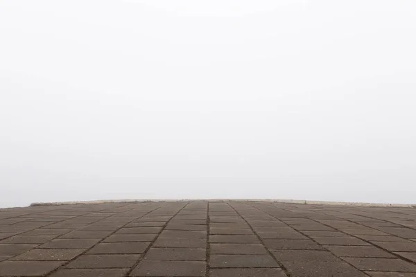 Convés Observação Nevoeiro — Fotografia de Stock