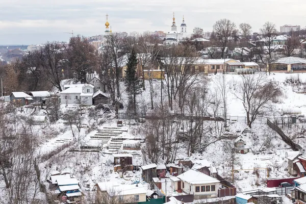 Старе Місто Взимку Володимир Росія — стокове фото