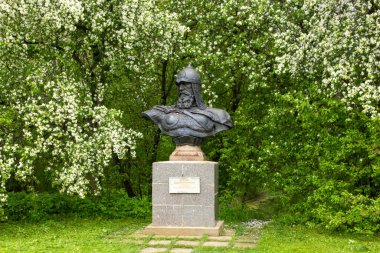 Pereslavl Zalessky, Rusya - 23 Mayıs 2015: Rusya 'nın antik hükümdarının çöküşü. Tercümesi Yuri Dolgoruky, Pereslavl Zalessky 'nin kurucusu.