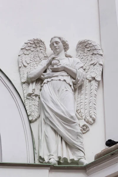 White Sculpture Angel Christianity Religion — Fotografia de Stock