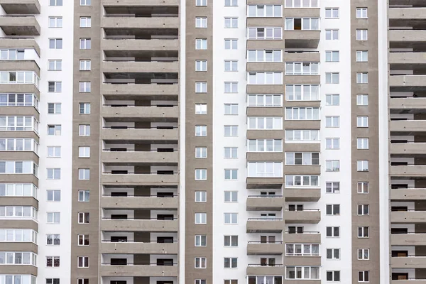 Typische Architektur Fassade Modernes Wohnhaus Frontansicht — Stockfoto