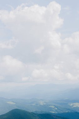 Ukrayna Karpatları 'nda resimli dikey manzara