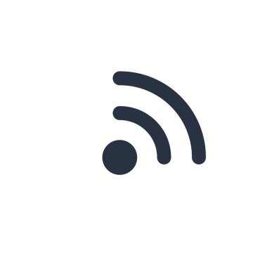 WiFi simge vektör, kablosuz Internet kayıt üzerinde izole beyaz arka plan, düz stil grafik ve web tasarımı için