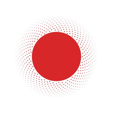 Sunny Yarıton Logo Tasarım Elemanı, Stock vektör çizimi izole edildi