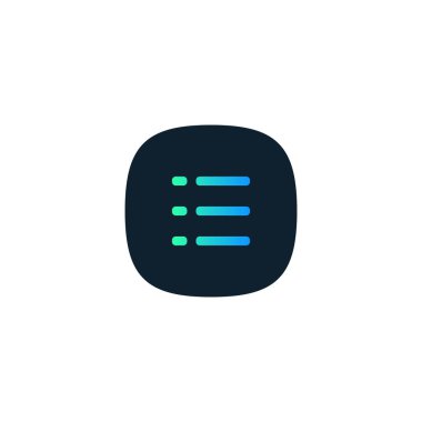 Dişli çarklı uygulama simgesi. Hisse Vektörü illüstrasyonu beyaz arkaplanda izole edildi.