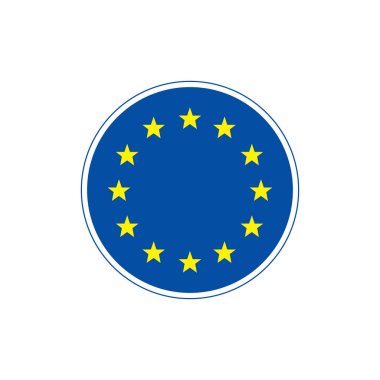 Çemberde Avrupa Birliği bayrağı