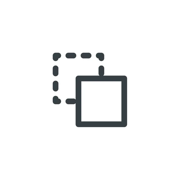 Skicka Element Till Baksidan Lager Symbol Aktievektor Illustration Isolerad — Stock vektor